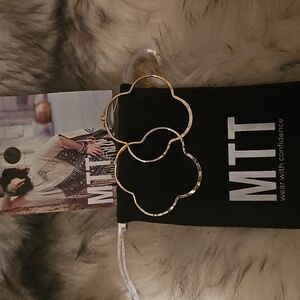 MTT Gold Hoop Earrings